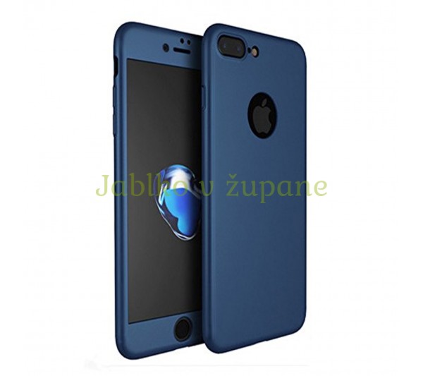 360° kryt Apple iPhone 7 Plus/8 Plus - modrý